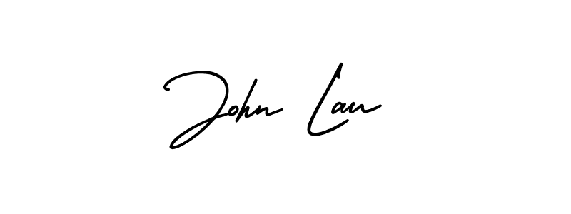 AmerikaSignatureDemo-Regular is a professional signature style that is perfect for those who want to add a touch of class to their signature. It is also a great choice for those who want to make their signature more unique. Get John Lau name to fancy signature for free. John Lau signature style 3 images and pictures png