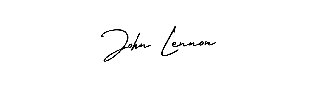 The best way (AmerikaSignatureDemo-Regular) to make a short signature is to pick only two or three words in your name. The name John Lennon include a total of six letters. For converting this name. John Lennon signature style 3 images and pictures png
