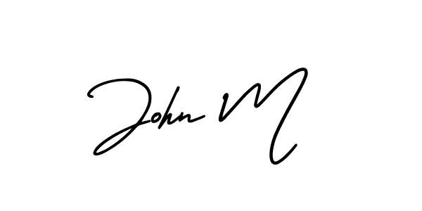 How to make John M signature? AmerikaSignatureDemo-Regular is a professional autograph style. Create handwritten signature for John M name. John M signature style 3 images and pictures png