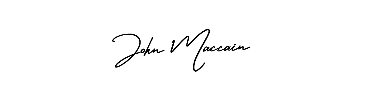 Create a beautiful signature design for name John Maccain. With this signature (AmerikaSignatureDemo-Regular) fonts, you can make a handwritten signature for free. John Maccain signature style 3 images and pictures png