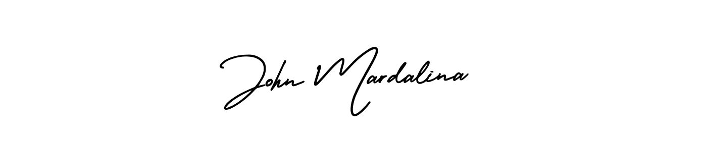 Make a beautiful signature design for name John Mardalina. With this signature (AmerikaSignatureDemo-Regular) style, you can create a handwritten signature for free. John Mardalina signature style 3 images and pictures png