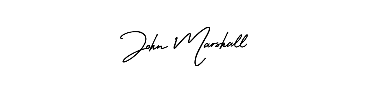 Design your own signature with our free online signature maker. With this signature software, you can create a handwritten (AmerikaSignatureDemo-Regular) signature for name John Marshall. John Marshall signature style 3 images and pictures png