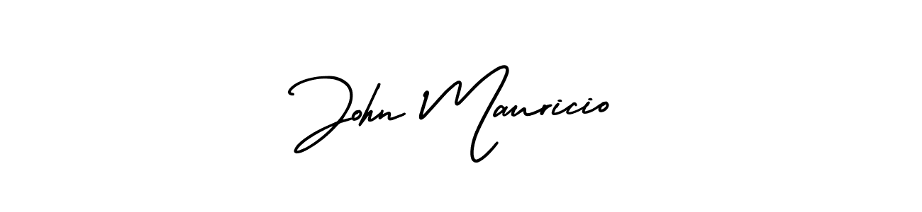 if you are searching for the best signature style for your name John Mauricio. so please give up your signature search. here we have designed multiple signature styles  using AmerikaSignatureDemo-Regular. John Mauricio signature style 3 images and pictures png