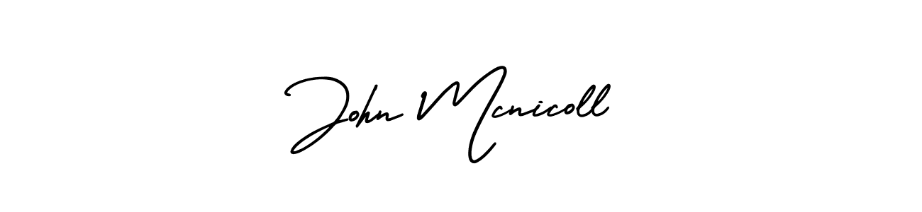 if you are searching for the best signature style for your name John Mcnicoll. so please give up your signature search. here we have designed multiple signature styles  using AmerikaSignatureDemo-Regular. John Mcnicoll signature style 3 images and pictures png