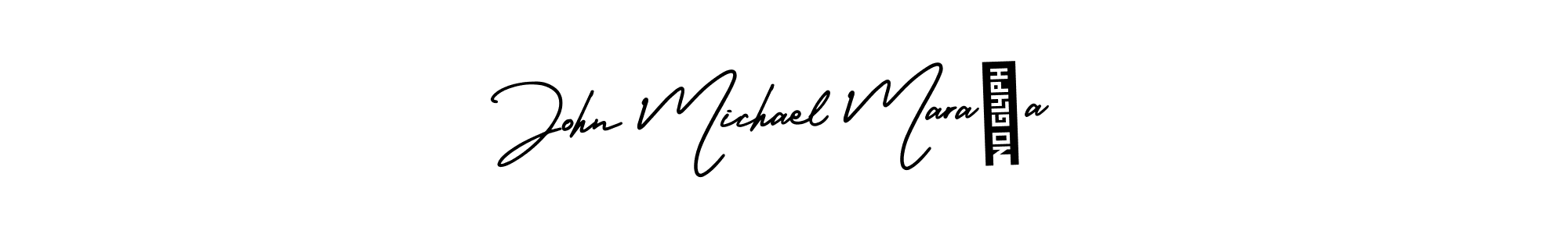 How to Draw John Michael Maraña signature style? AmerikaSignatureDemo-Regular is a latest design signature styles for name John Michael Maraña. John Michael Maraña signature style 3 images and pictures png