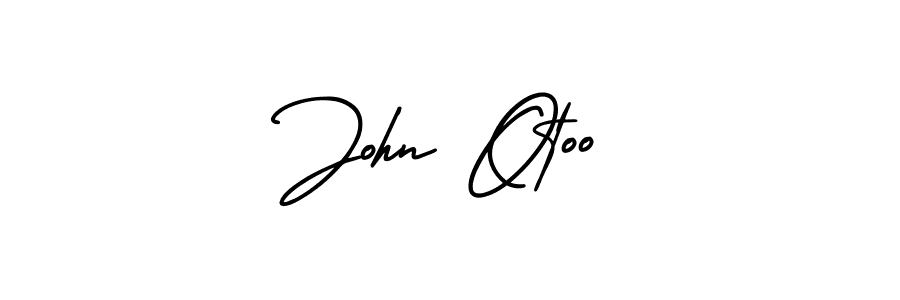 The best way (AmerikaSignatureDemo-Regular) to make a short signature is to pick only two or three words in your name. The name John Otoo include a total of six letters. For converting this name. John Otoo signature style 3 images and pictures png