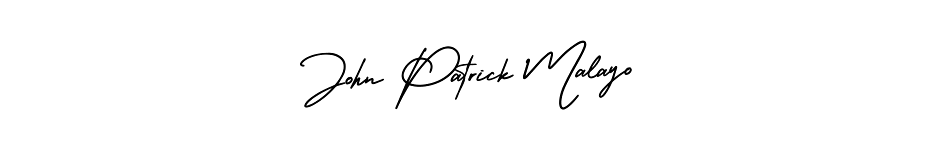 How to Draw John Patrick Malayo signature style? AmerikaSignatureDemo-Regular is a latest design signature styles for name John Patrick Malayo. John Patrick Malayo signature style 3 images and pictures png