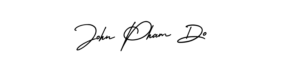 John Pham Do stylish signature style. Best Handwritten Sign (AmerikaSignatureDemo-Regular) for my name. Handwritten Signature Collection Ideas for my name John Pham Do. John Pham Do signature style 3 images and pictures png