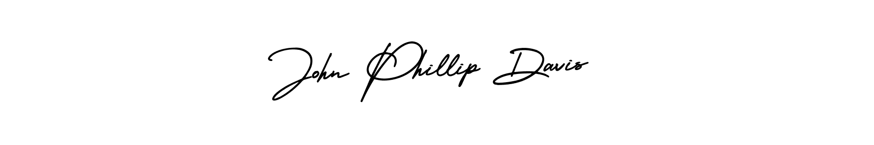 The best way (AmerikaSignatureDemo-Regular) to make a short signature is to pick only two or three words in your name. The name John Phillip Davis include a total of six letters. For converting this name. John Phillip Davis signature style 3 images and pictures png