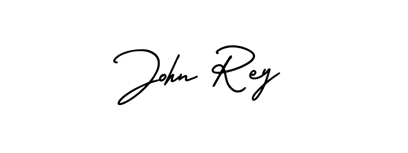 How to Draw John Rey signature style? AmerikaSignatureDemo-Regular is a latest design signature styles for name John Rey. John Rey signature style 3 images and pictures png