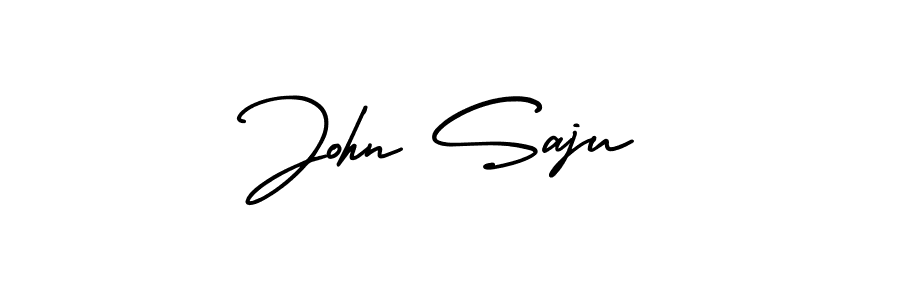 The best way (AmerikaSignatureDemo-Regular) to make a short signature is to pick only two or three words in your name. The name John Saju include a total of six letters. For converting this name. John Saju signature style 3 images and pictures png