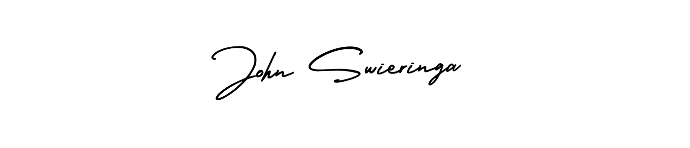 Use a signature maker to create a handwritten signature online. With this signature software, you can design (AmerikaSignatureDemo-Regular) your own signature for name John Swieringa. John Swieringa signature style 3 images and pictures png