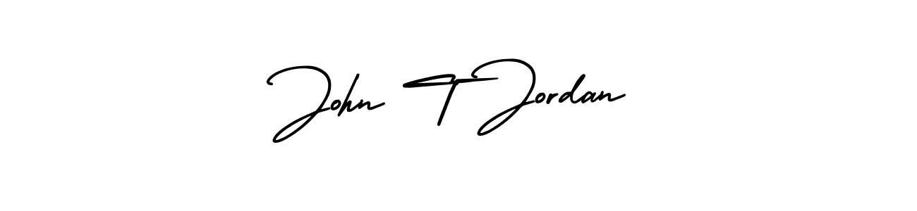 How to make John T Jordan signature? AmerikaSignatureDemo-Regular is a professional autograph style. Create handwritten signature for John T Jordan name. John T Jordan signature style 3 images and pictures png