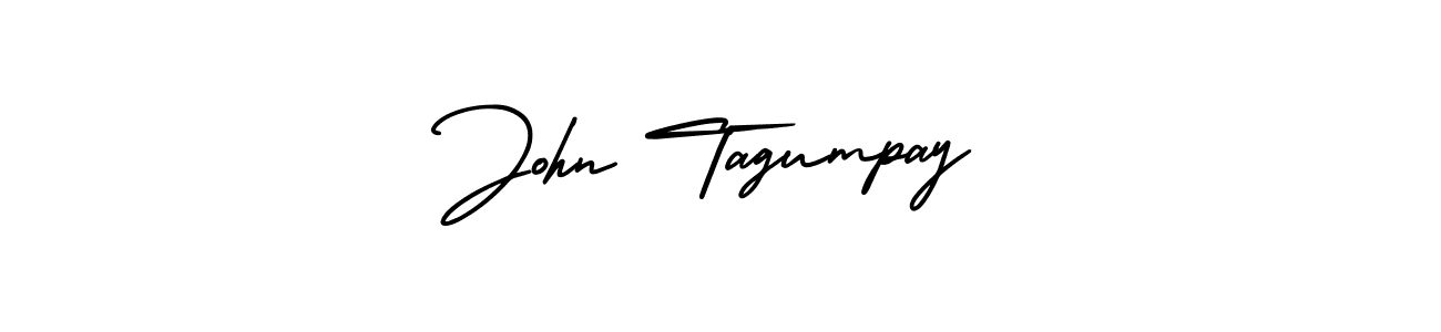 Also You can easily find your signature by using the search form. We will create John Tagumpay name handwritten signature images for you free of cost using AmerikaSignatureDemo-Regular sign style. John Tagumpay signature style 3 images and pictures png