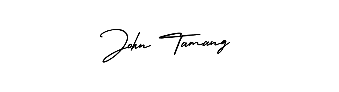 This is the best signature style for the John Tamang name. Also you like these signature font (AmerikaSignatureDemo-Regular). Mix name signature. John Tamang signature style 3 images and pictures png