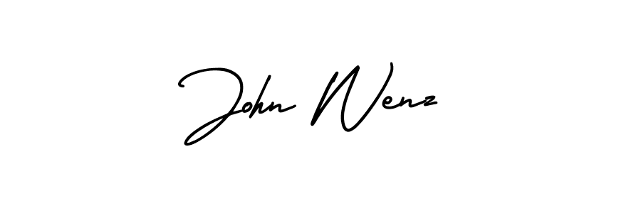 AmerikaSignatureDemo-Regular is a professional signature style that is perfect for those who want to add a touch of class to their signature. It is also a great choice for those who want to make their signature more unique. Get John Wenz name to fancy signature for free. John Wenz signature style 3 images and pictures png