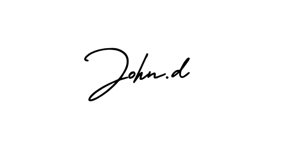 John.d stylish signature style. Best Handwritten Sign (AmerikaSignatureDemo-Regular) for my name. Handwritten Signature Collection Ideas for my name John.d. John.d signature style 3 images and pictures png