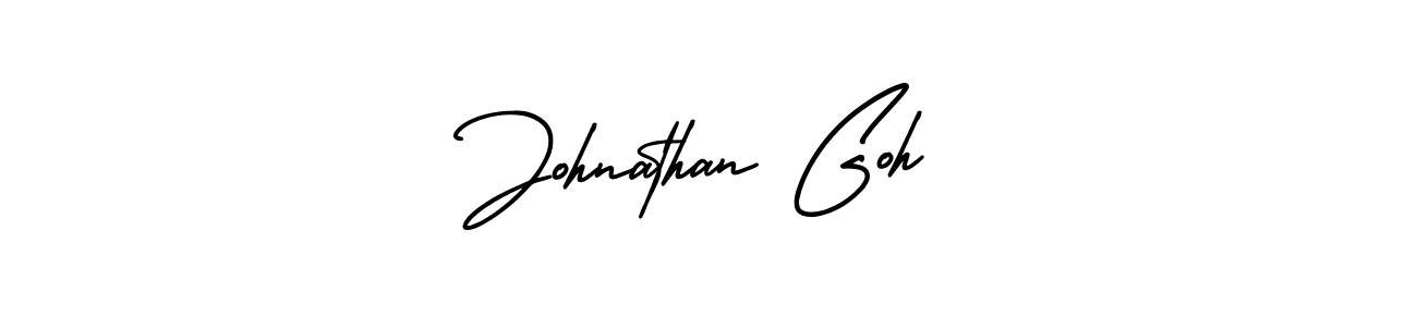 Create a beautiful signature design for name Johnathan Goh. With this signature (AmerikaSignatureDemo-Regular) fonts, you can make a handwritten signature for free. Johnathan Goh signature style 3 images and pictures png