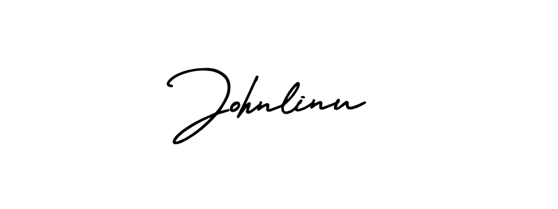 How to Draw Johnlinu signature style? AmerikaSignatureDemo-Regular is a latest design signature styles for name Johnlinu. Johnlinu signature style 3 images and pictures png