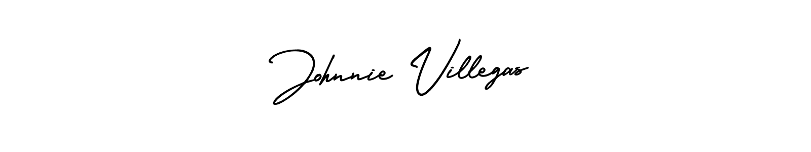 Create a beautiful signature design for name Johnnie Villegas. With this signature (AmerikaSignatureDemo-Regular) fonts, you can make a handwritten signature for free. Johnnie Villegas signature style 3 images and pictures png