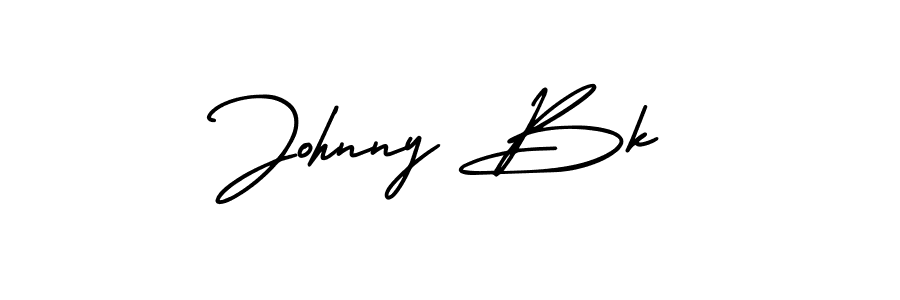 How to make Johnny Bk signature? AmerikaSignatureDemo-Regular is a professional autograph style. Create handwritten signature for Johnny Bk name. Johnny Bk signature style 3 images and pictures png