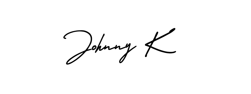 This is the best signature style for the Johnny K name. Also you like these signature font (AmerikaSignatureDemo-Regular). Mix name signature. Johnny K signature style 3 images and pictures png