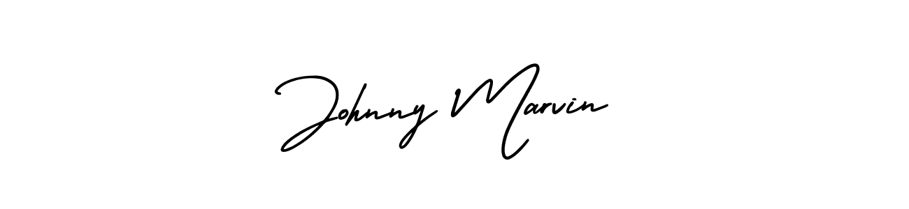 Design your own signature with our free online signature maker. With this signature software, you can create a handwritten (AmerikaSignatureDemo-Regular) signature for name Johnny Marvin. Johnny Marvin signature style 3 images and pictures png