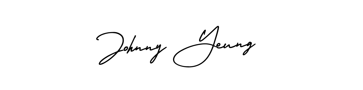 This is the best signature style for the Johnny Yeung name. Also you like these signature font (AmerikaSignatureDemo-Regular). Mix name signature. Johnny Yeung signature style 3 images and pictures png