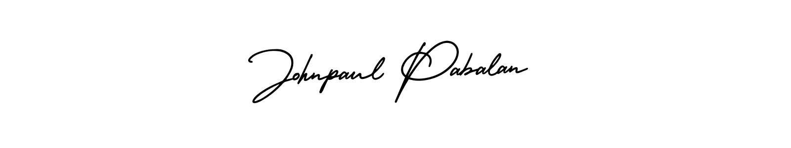 Make a short Johnpaul Pabalan signature style. Manage your documents anywhere anytime using AmerikaSignatureDemo-Regular. Create and add eSignatures, submit forms, share and send files easily. Johnpaul Pabalan signature style 3 images and pictures png