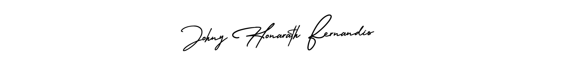 Use a signature maker to create a handwritten signature online. With this signature software, you can design (AmerikaSignatureDemo-Regular) your own signature for name Johny Honarath Fernandis. Johny Honarath Fernandis signature style 3 images and pictures png