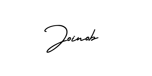 Create a beautiful signature design for name Joinob. With this signature (AmerikaSignatureDemo-Regular) fonts, you can make a handwritten signature for free. Joinob signature style 3 images and pictures png