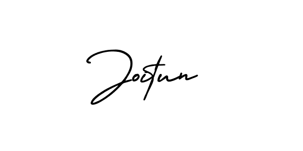 Joitun stylish signature style. Best Handwritten Sign (AmerikaSignatureDemo-Regular) for my name. Handwritten Signature Collection Ideas for my name Joitun. Joitun signature style 3 images and pictures png