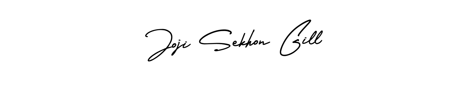 Make a beautiful signature design for name Joji Sekhon Gill. With this signature (AmerikaSignatureDemo-Regular) style, you can create a handwritten signature for free. Joji Sekhon Gill signature style 3 images and pictures png