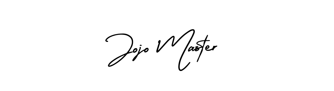 Make a beautiful signature design for name Jojo Master. With this signature (AmerikaSignatureDemo-Regular) style, you can create a handwritten signature for free. Jojo Master signature style 3 images and pictures png