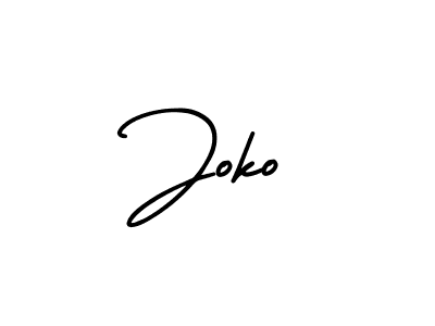 AmerikaSignatureDemo-Regular is a professional signature style that is perfect for those who want to add a touch of class to their signature. It is also a great choice for those who want to make their signature more unique. Get Joko name to fancy signature for free. Joko signature style 3 images and pictures png