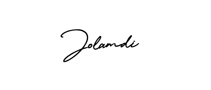 Similarly AmerikaSignatureDemo-Regular is the best handwritten signature design. Signature creator online .You can use it as an online autograph creator for name Jolamdi. Jolamdi signature style 3 images and pictures png