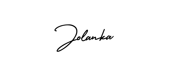 if you are searching for the best signature style for your name Jolanka. so please give up your signature search. here we have designed multiple signature styles  using AmerikaSignatureDemo-Regular. Jolanka signature style 3 images and pictures png