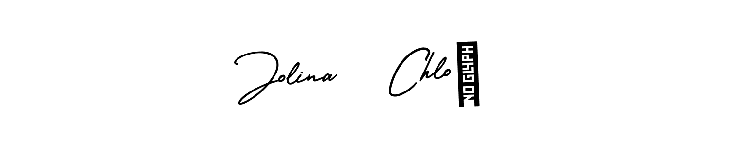 It looks lik you need a new signature style for name Jolina   Chloë. Design unique handwritten (AmerikaSignatureDemo-Regular) signature with our free signature maker in just a few clicks. Jolina   Chloë signature style 3 images and pictures png