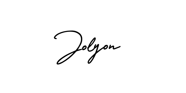 Make a beautiful signature design for name Jolyon. Use this online signature maker to create a handwritten signature for free. Jolyon signature style 3 images and pictures png