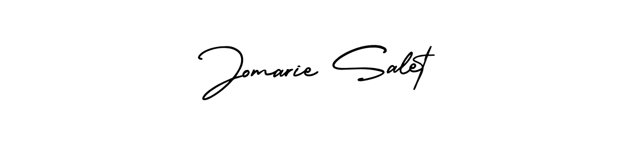 You can use this online signature creator to create a handwritten signature for the name Jomarie Salet. This is the best online autograph maker. Jomarie Salet signature style 3 images and pictures png
