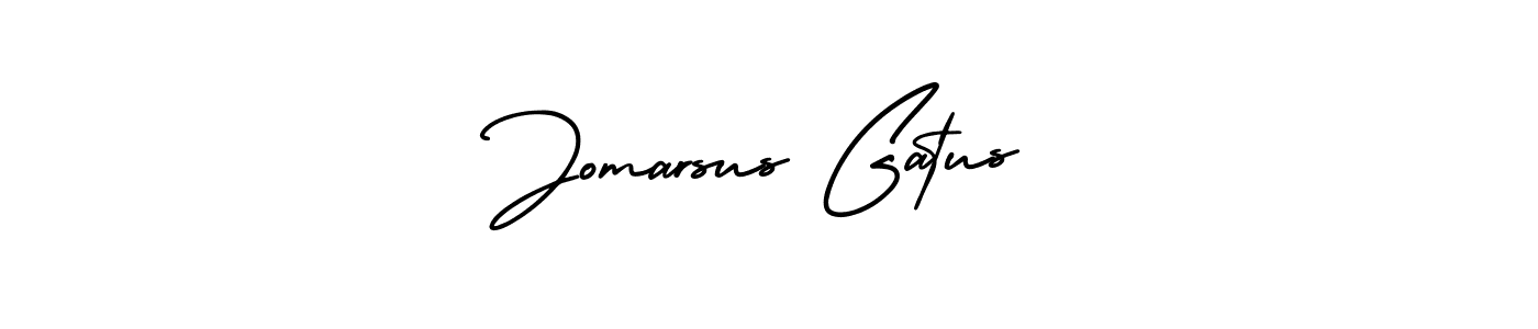 Make a beautiful signature design for name Jomarsus Gatus. With this signature (AmerikaSignatureDemo-Regular) style, you can create a handwritten signature for free. Jomarsus Gatus signature style 3 images and pictures png