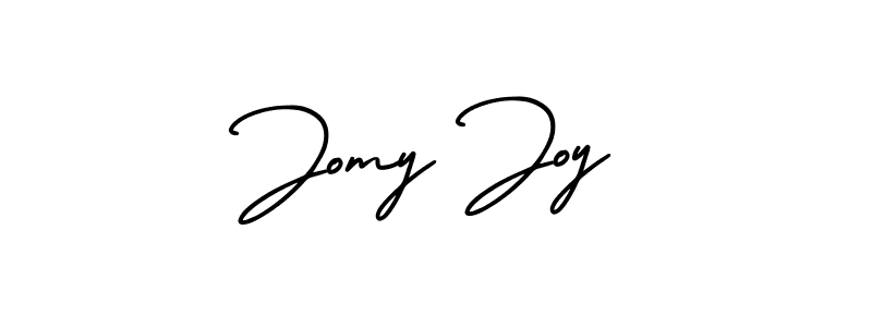 Make a short Jomy Joy signature style. Manage your documents anywhere anytime using AmerikaSignatureDemo-Regular. Create and add eSignatures, submit forms, share and send files easily. Jomy Joy signature style 3 images and pictures png