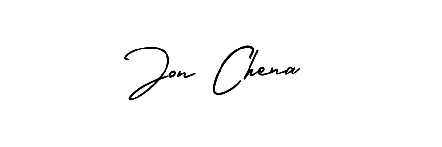 Use a signature maker to create a handwritten signature online. With this signature software, you can design (AmerikaSignatureDemo-Regular) your own signature for name Jon Chena. Jon Chena signature style 3 images and pictures png