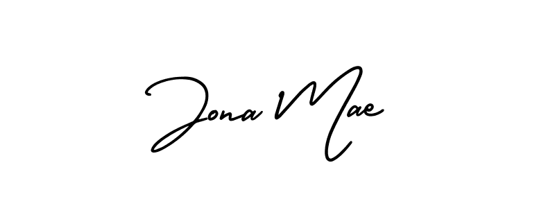 Design your own signature with our free online signature maker. With this signature software, you can create a handwritten (AmerikaSignatureDemo-Regular) signature for name Jona Mae. Jona Mae signature style 3 images and pictures png