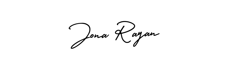 if you are searching for the best signature style for your name Jona Rayan. so please give up your signature search. here we have designed multiple signature styles  using AmerikaSignatureDemo-Regular. Jona Rayan signature style 3 images and pictures png