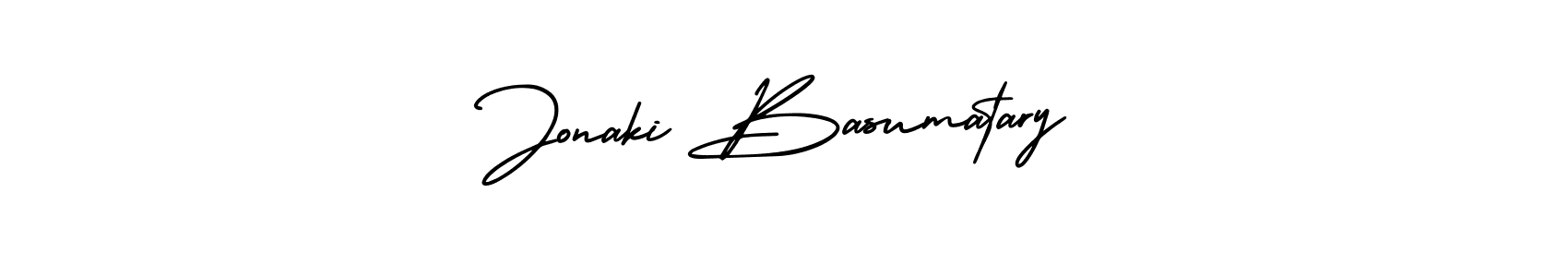 Similarly AmerikaSignatureDemo-Regular is the best handwritten signature design. Signature creator online .You can use it as an online autograph creator for name Jonaki Basumatary. Jonaki Basumatary signature style 3 images and pictures png