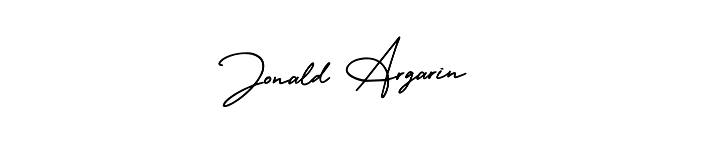 Jonald Argarin stylish signature style. Best Handwritten Sign (AmerikaSignatureDemo-Regular) for my name. Handwritten Signature Collection Ideas for my name Jonald Argarin. Jonald Argarin signature style 3 images and pictures png