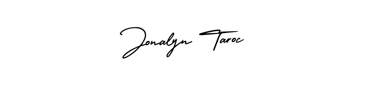 Also You can easily find your signature by using the search form. We will create Jonalyn Taroc name handwritten signature images for you free of cost using AmerikaSignatureDemo-Regular sign style. Jonalyn Taroc signature style 3 images and pictures png