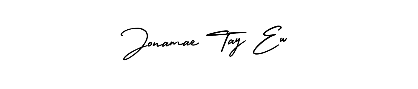 AmerikaSignatureDemo-Regular is a professional signature style that is perfect for those who want to add a touch of class to their signature. It is also a great choice for those who want to make their signature more unique. Get Jonamae Tay Ew name to fancy signature for free. Jonamae Tay Ew signature style 3 images and pictures png