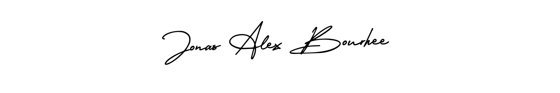 It looks lik you need a new signature style for name Jonas Alex Bourhee. Design unique handwritten (AmerikaSignatureDemo-Regular) signature with our free signature maker in just a few clicks. Jonas Alex Bourhee signature style 3 images and pictures png